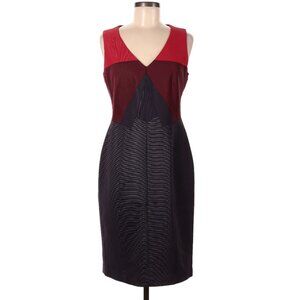 Karen Millen Size 10 ColorBlock Sheath Dress